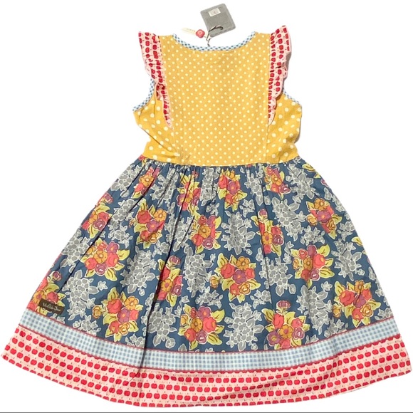 Matilda Jane Around The Globe Dress 8 NWT - Picture 2 of 5